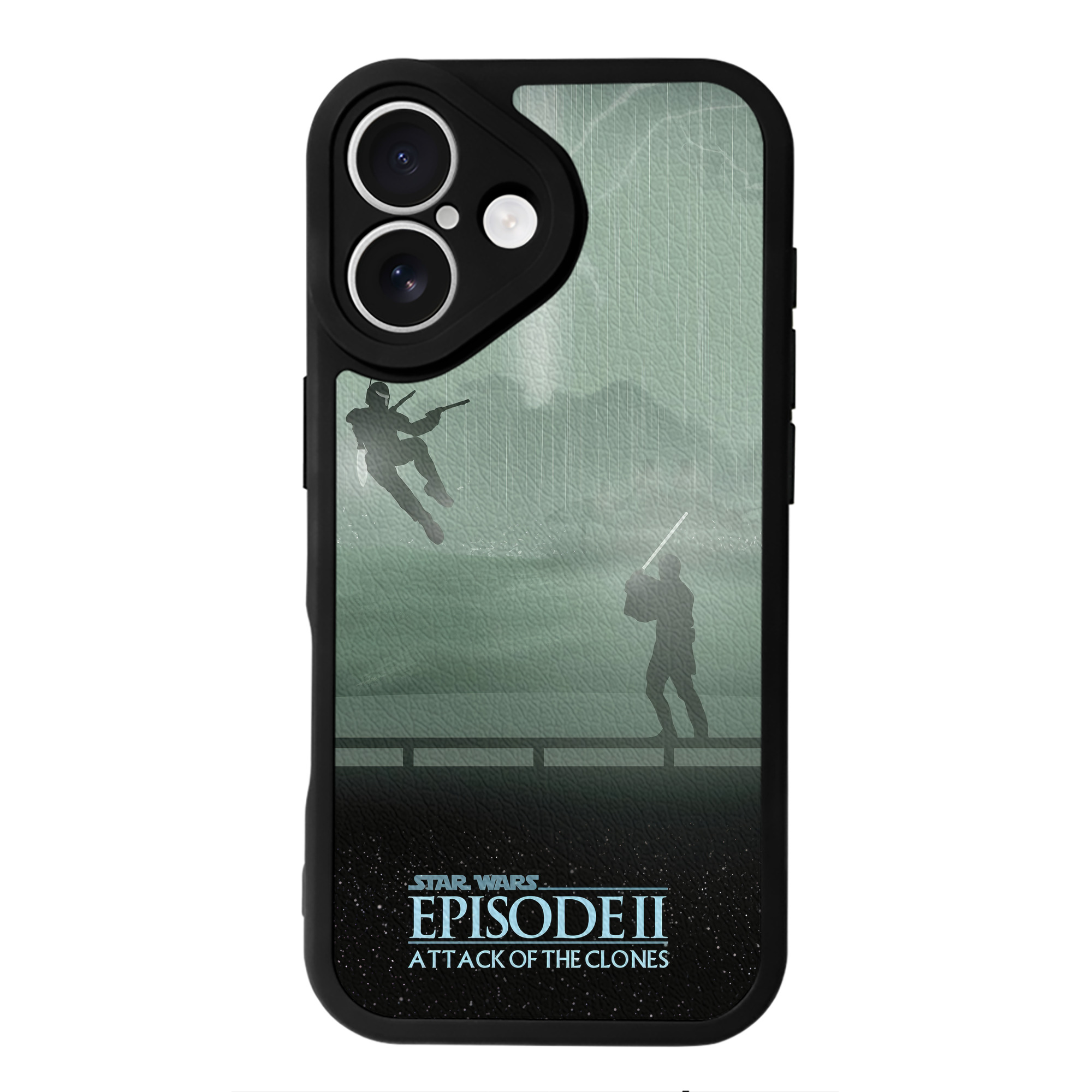 （画像用） スター・ウォーズ Star Wars 【iPhone 16シリーズ対応】シリコンスマホケース（レザー調） 材質：シリコン
